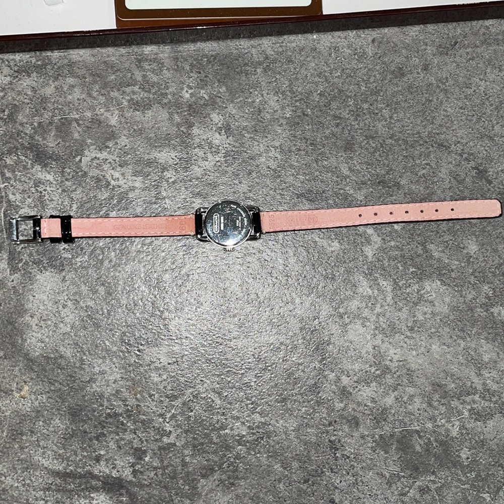 Authentic Coach Watch Gently Used Needs Battery - image 3